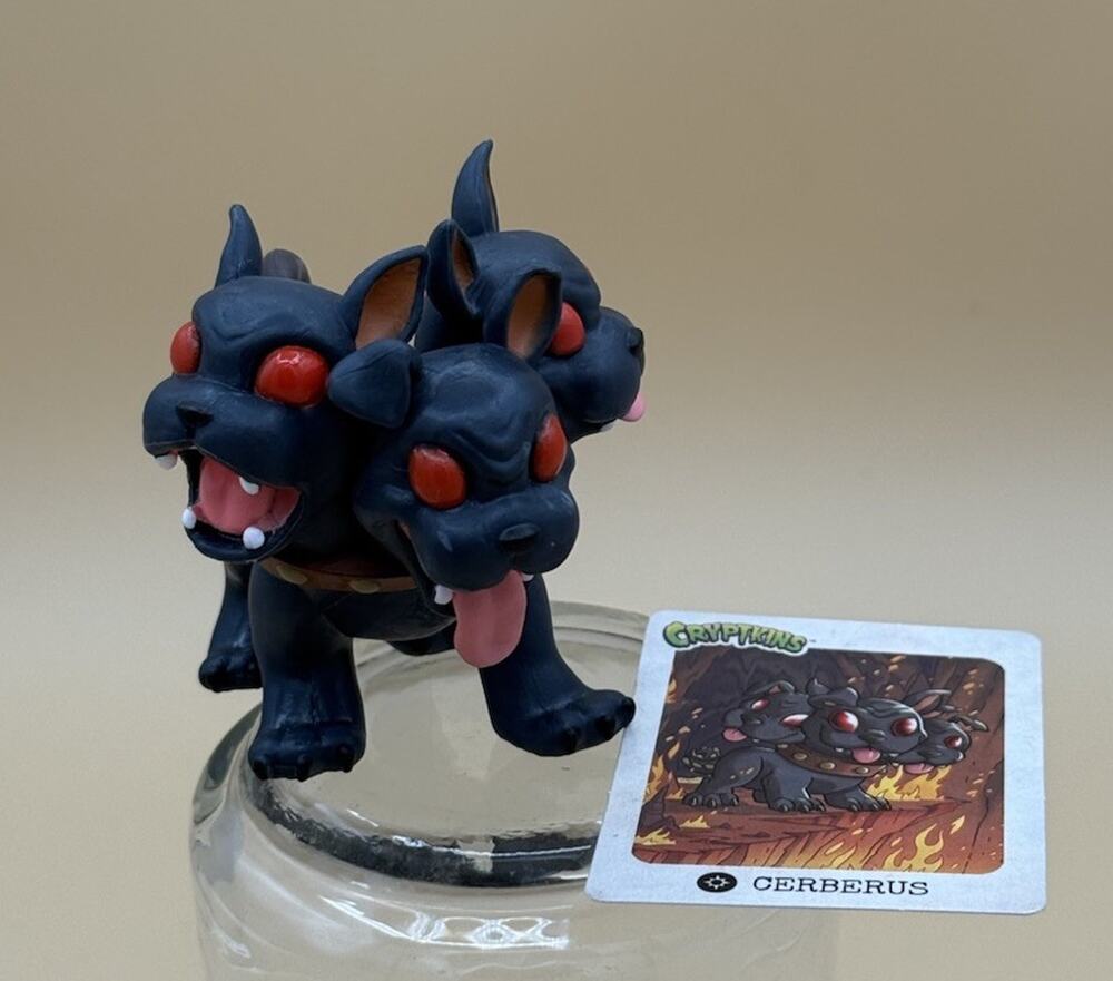 Cryptozoic CRYPTKINS Series 2 CERBERUS 3" Mini Vinyl Figure 3 Headed Dog